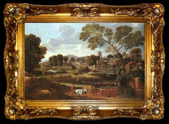 framed  Nicolas Poussin The Funeral of Phocion, ta009-2